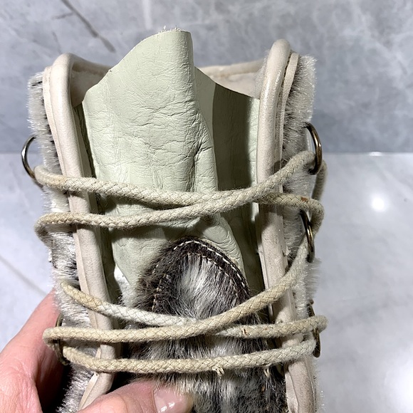 Vintage Drifters new old stock faux seal boots with ‘shearling’ interior size 7 - Picture 5 of 7